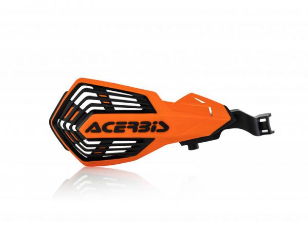 ACERBIS Handprotektor (Paar): K-Future (Griffmontage), orange/schwarz