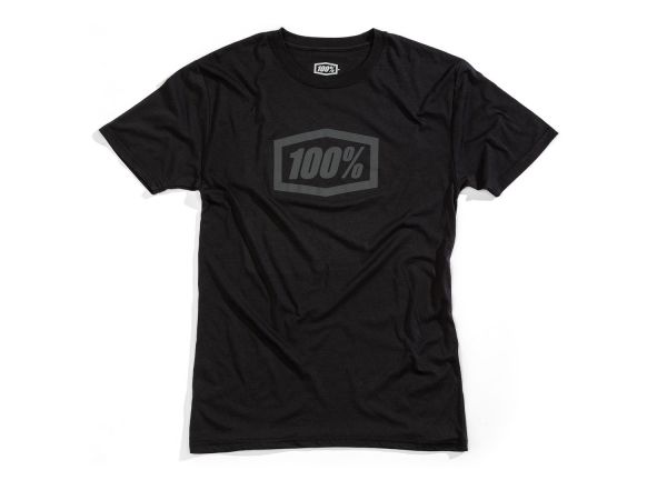 100% T-Shirt: Essential Tech, schwarz