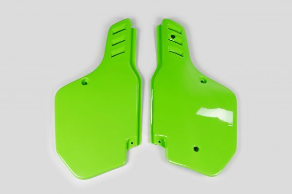 UFO Seitenteile (Paar) für KAWASAKI KX 125/250 1988-1989 / 500 1988-2002, grün