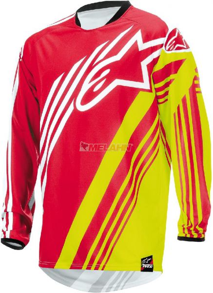 ALPINESTARS Hemd: Racer, rot/neon-gelb