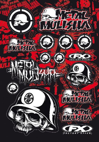 FACTORY EFFEX Aufkleberkit Metal Mulisha