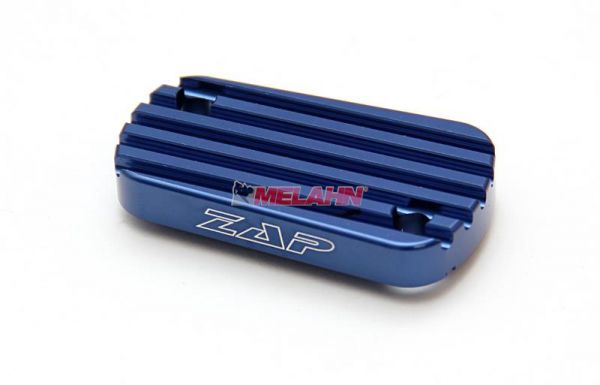 ZAP Aluminium-Deckel Fußbremszylinder, KX/KXF/RM/RMZ, blau