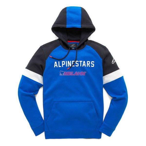 ALPINESTARS Hoody: Leader, blau/schwarz