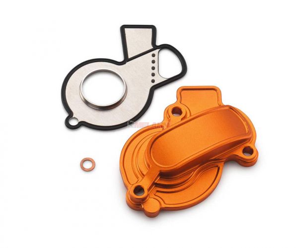 KTM SXS Aluminium-Wasserpumpendeckel 450 SX-F 16-, orange