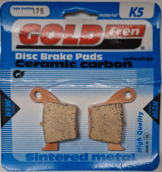 GOLDFREN Sinter-Bremsbeläge 176 K5, hinten, CR 02-07/CRF 02-