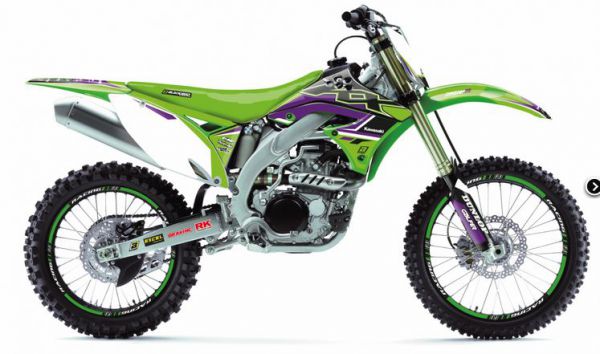 BLACKBIRD Dekor-Kit: Dream 5 für Kawasaki KXF 450 2009-2011