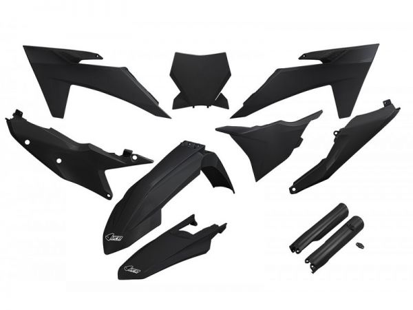 UFO Plastik-Kit kompatibel für KTM SX 2023-, schwarz