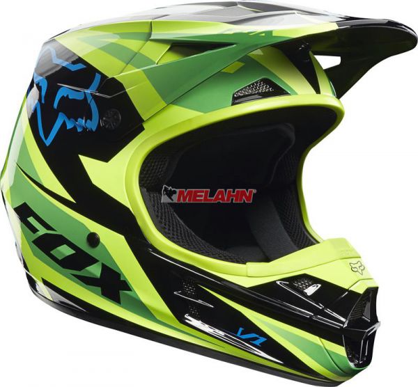FOX Helm: V1 Race, grün