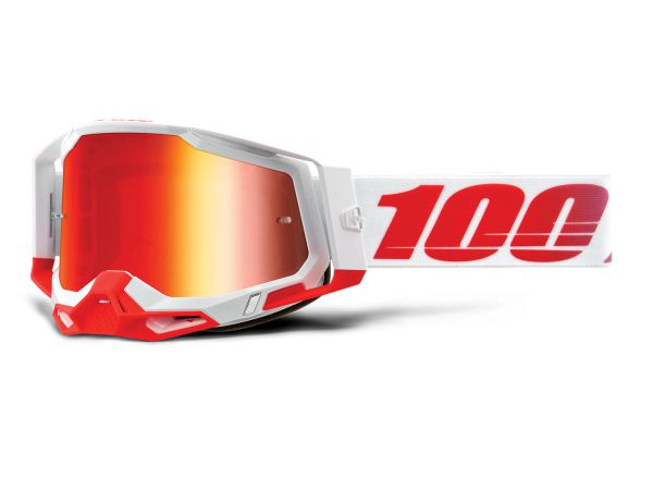 100% Brille: Racecraft 2 St-Kith, weiß/rot