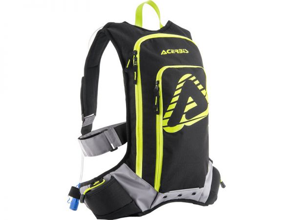 ACERBIS Trinkrucksack: X-Storm 2,5 Liter, schwarz/grau/gelb