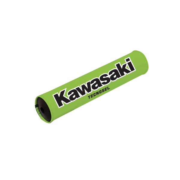 TECNOSEL Lenkerpolster Vintage KAWASAKI, grün/schwarz