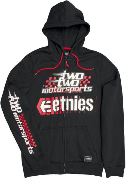 ETNIES Zip-Hoody: Chad Reed, schwarz