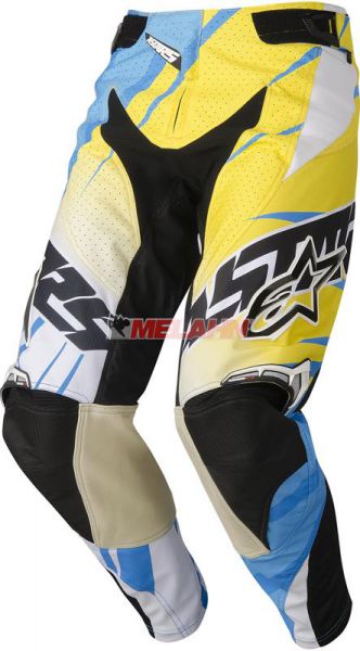 ALPINESTARS Hose: Techstar, cyan/gelb