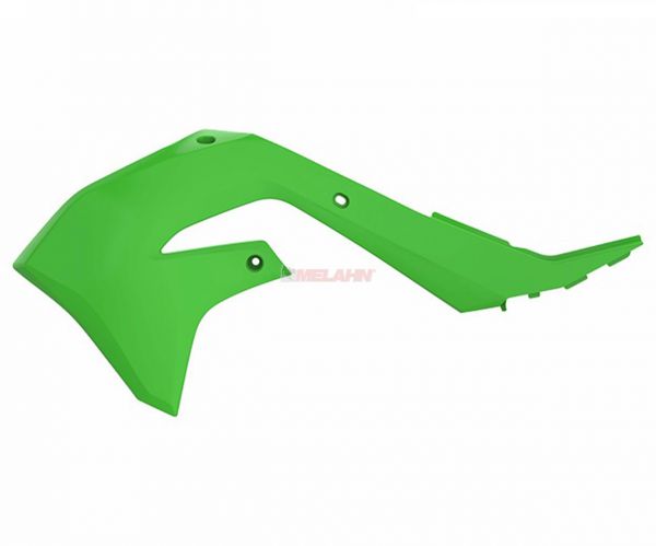 POLISPORT Spoiler (Paar) Kühlerverkleidung, KXF 450 19- , grün