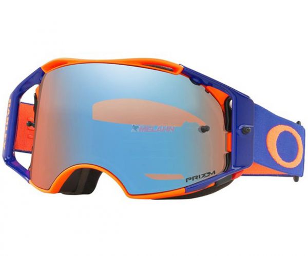 OAKLEY Brille: Airbrake Prizm MX Flo Orange Blue, orange/blau/torch-iridium