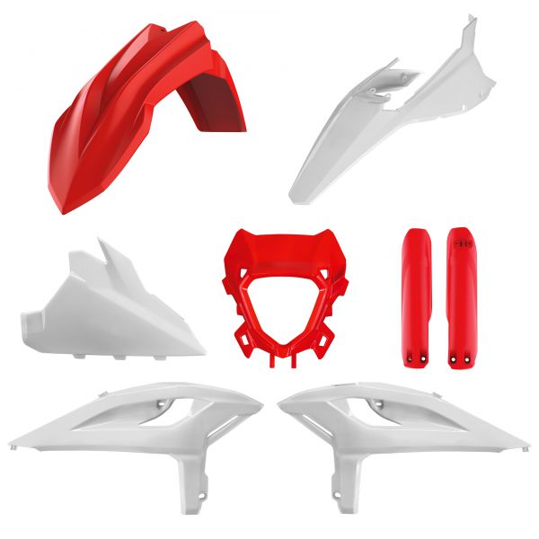 POLISPORT Plastik-Kit für BETA RR 125-480 2025-2026, weiß/rot