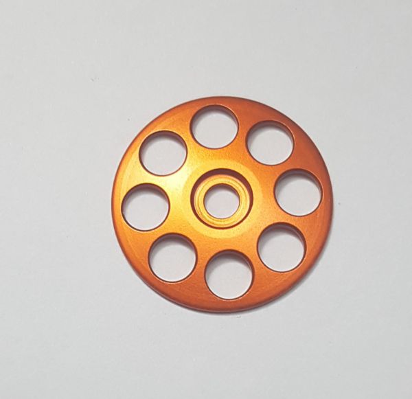 MT Aluminium Scheibe für Deckel Domino Gasgriff für KTM 2-Takt 98-16, orange