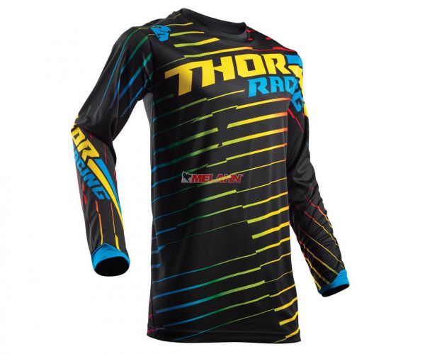 THOR Jersey: Pulse Rodge, schwarz/multi