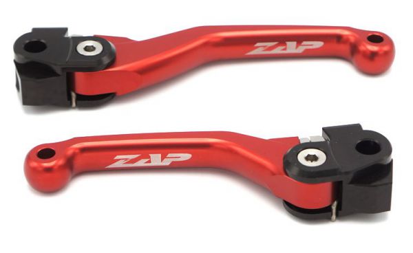 ZAP Flex-Kupplungs-/Bremshebel-Set (Braketec) für HVA FE/TE 22- / GasGas EC 21-, rot