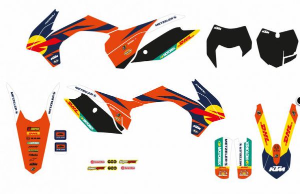 BLACKBIRD Replica-Kit: Trophy 2023 für KTM SX 2013-2015 / EXC 2014-2016