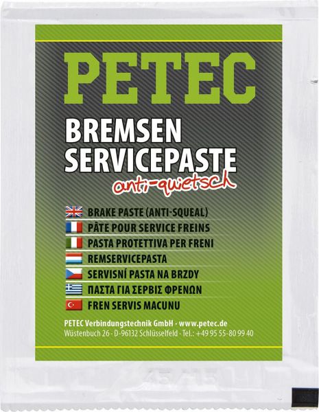 PETEC Bremsenservicepaste in der Tüte, 5g