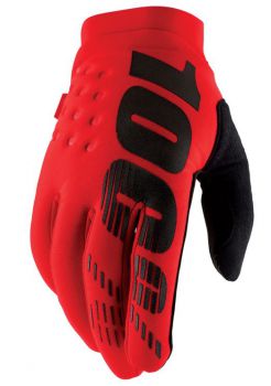 100% Handschuh: Brisker, Neopren, red/black 100% Handschuh: Brisker, Neopren, red/black