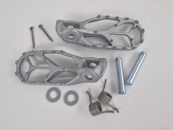 KTM Fußrasten-Set (Paar) 85 SX 2025- / 450 SMR 2025-, silber