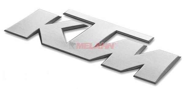 KTM 3D-Aufkleber (75x23mm), silber, 1 Stück