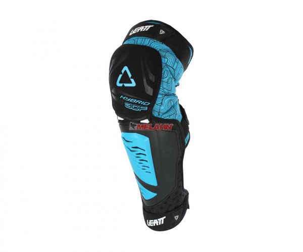 LEATT Knieprotektor (Paar): 3DF Hybrid EXT, blau