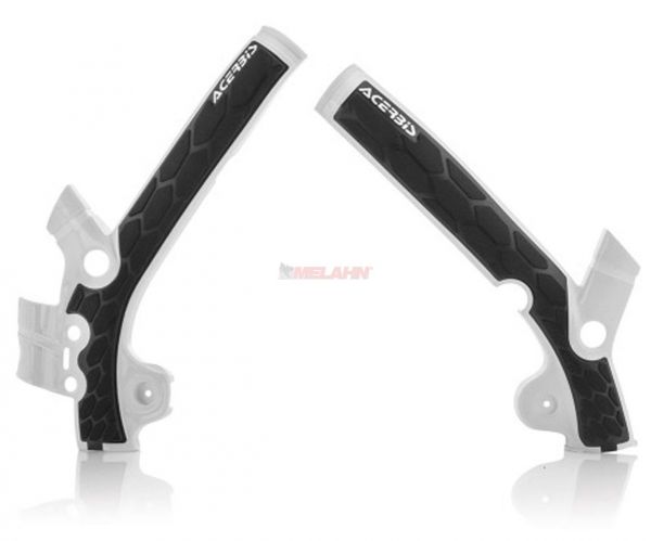 ACERBIS Rahmenschützer (Paar): X-Grip für TC 85 18-, weiß/schwarz