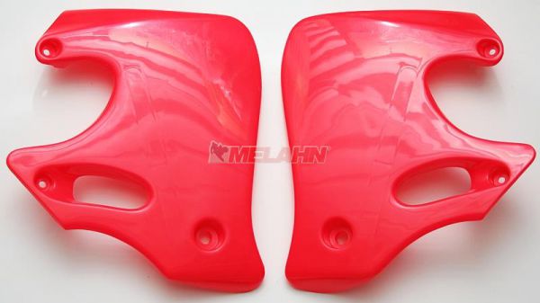 UFO Spoiler (Paar) Kühlerverkleidung für CR125 93-94 / 250 92-94, CR92-99rot