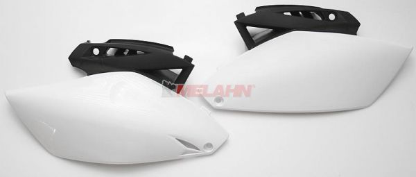 UFO Seitenteile (Paar) für YAMAHA YZF 250 2010-2013, weiß