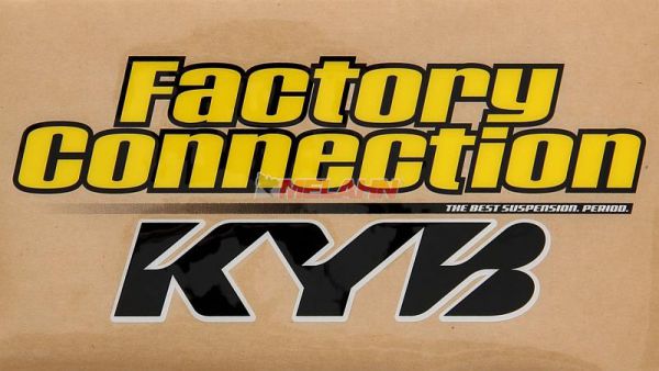 FACTORY CONNECTION Gabelaufkleber KYB (Paar), klar