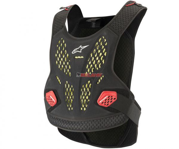 ALPINESTARS Brustpanzer: Sequence, schwarz/rot