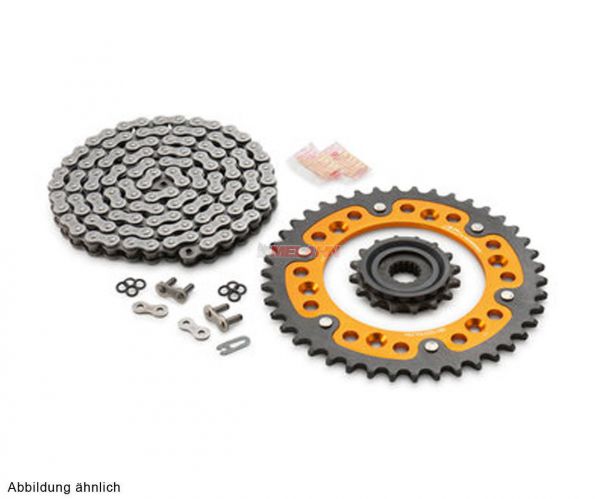 KTM Kettensatz/Kettenkit X-Ring/Stealth orange SX/EXC 91-, 13/50 Zähne