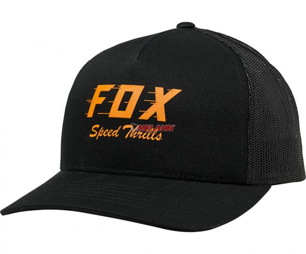 FOX Girls Trucker Cap: Speed Thrills, schwarz