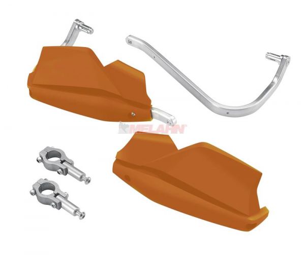 KTM Handprotektoren (Paar): Aluminium, orange 2016