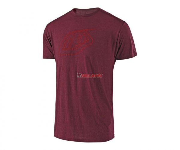 TLD T-Shirt: Logo, sangria red