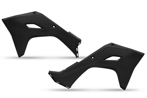 UFO Spoiler (Paar) Kühlerverkleidung für KAWASAKI KXF 250 2025- / 2024-, schwarz