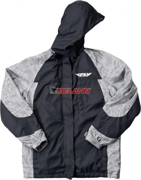 FLY Jacke: Pit, schwarz/grau