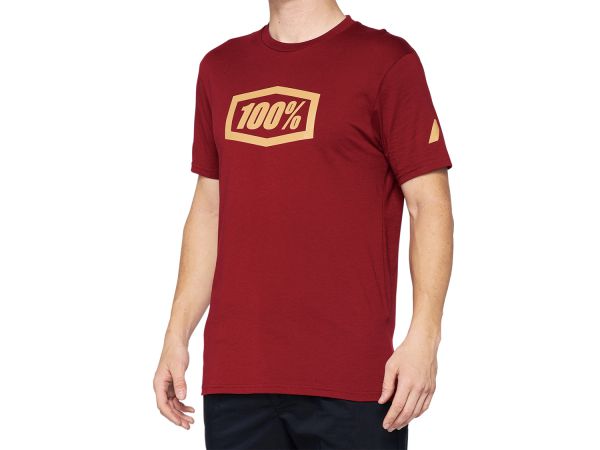 100% T-Shirt: Essential, bordeauxrot