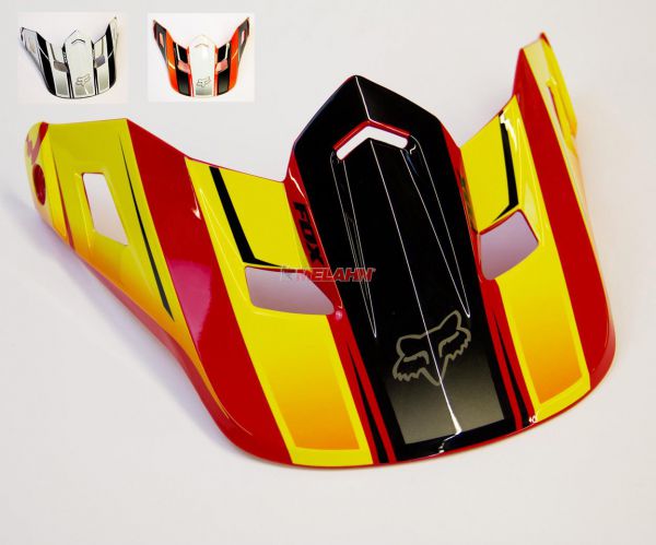 FOX Helmschirm: V2 Visor (2014) Race, orange