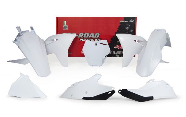 R-TECH Plastik-Kit für GasGas MC 125-450 2021-2023, 6-teilig, weiß