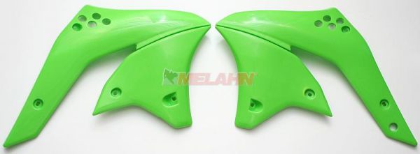 UFO Spoiler (Paar) Kühlerverkleidung KXF 250 2008, grün05