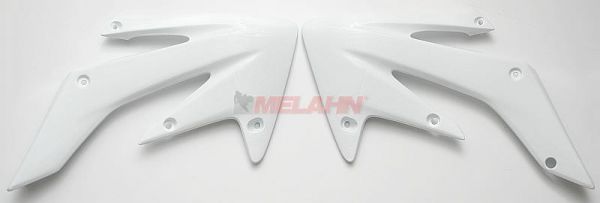 UFO Spoiler (Paar) Kühlerverkleidung, CRF 250 04-09, weiß