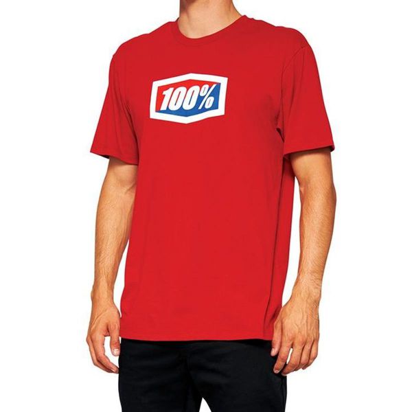 100% T-Shirt: Official, rot