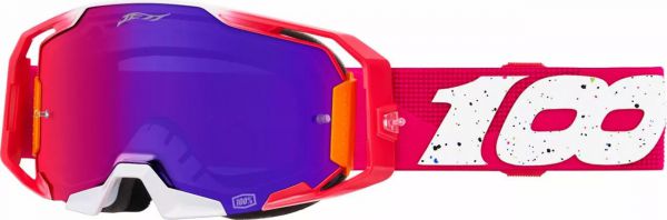100% Brille: ARMatic Jett Lawrence, rot/weiß rot verspiegelt