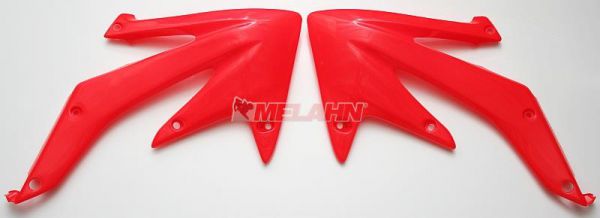 UFO Spoiler (Paar) Kühlerverkleidung CRF 450 05-08, CR2000rot