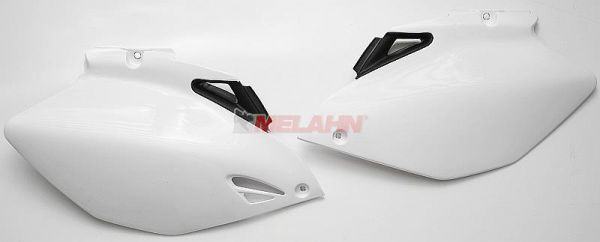 UFO Seitenteile (Paar) für YAMAHA YZF 250/450 06-09, weiß