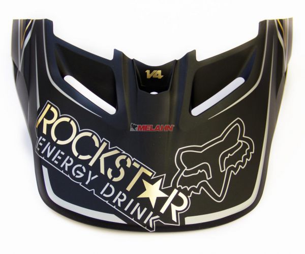 FOX Helmschirm: V4 Rockstar 2012 Visor, schwarz